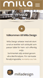 Mobile Screenshot of milla-design.se